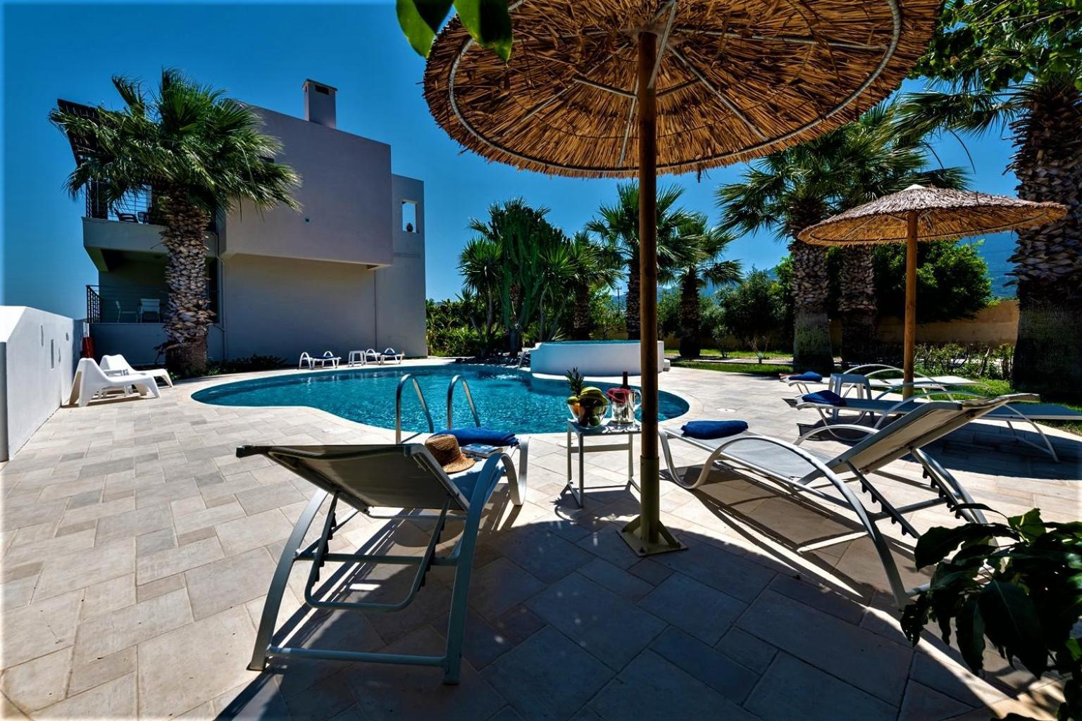 Xenos Villa 2 With A Private Pool,Near The Sea Tigkaki  Exterior photo