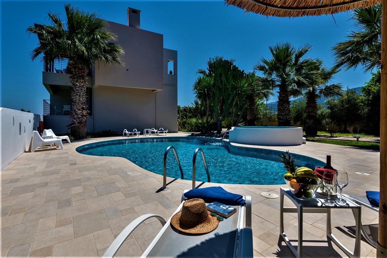 Xenos Villa 2 With A Private Pool,Near The Sea Tigkaki  Exterior photo